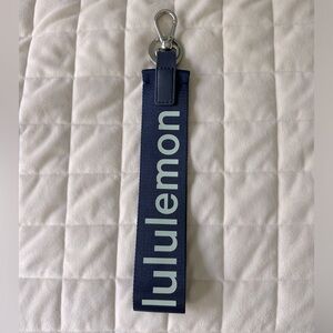 Lululemon Never Lost Keychain in Navy Blue